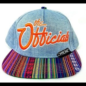 Official Crown of Laurel Hat Denim Block Snap Back